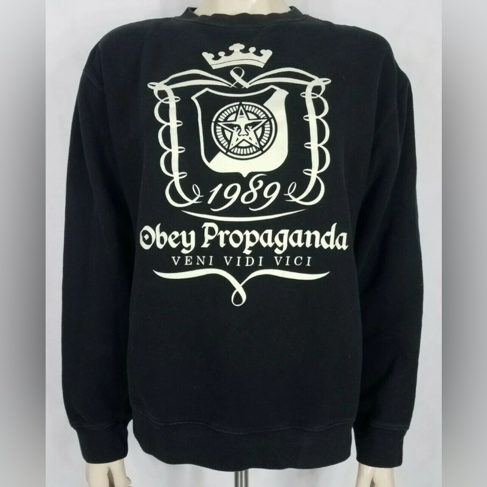 Obey Propaganda Veni Vidi Vici Crew Sweater - Men’s S